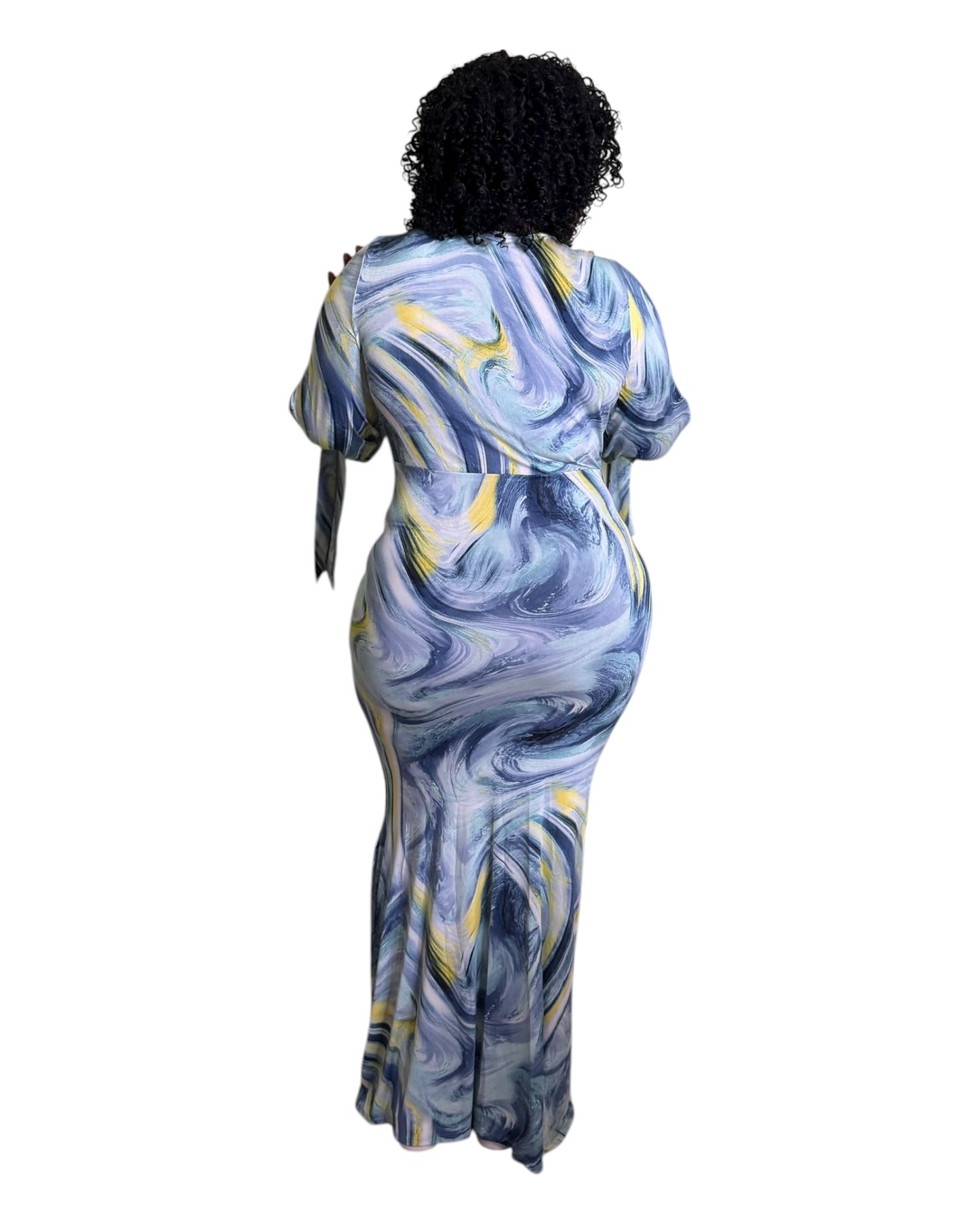 Ocean Maxi Dress - Plus Size