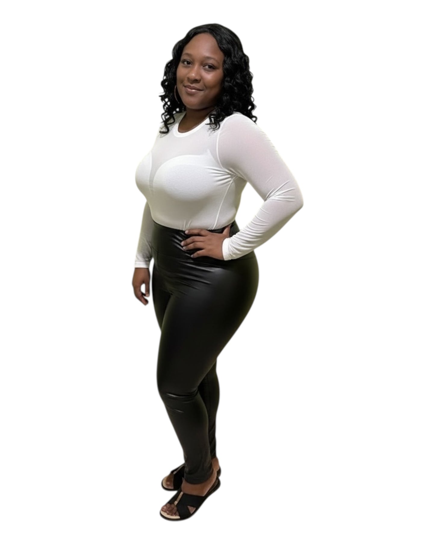 Cloud Control Bodysuit - White Plus Size