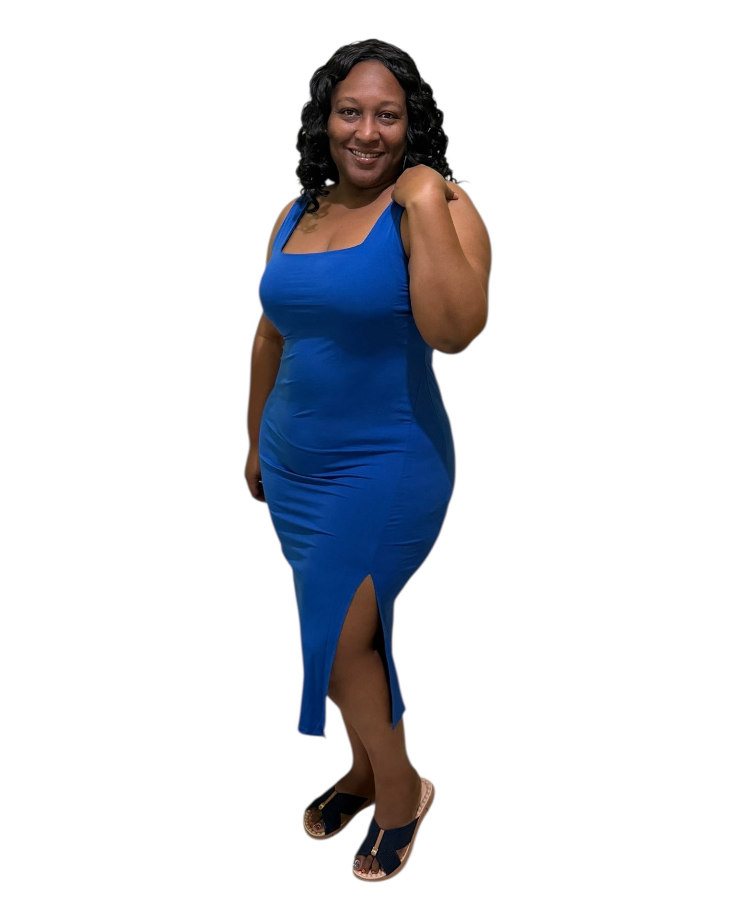 Blue Mirage Dress - Plus Size
