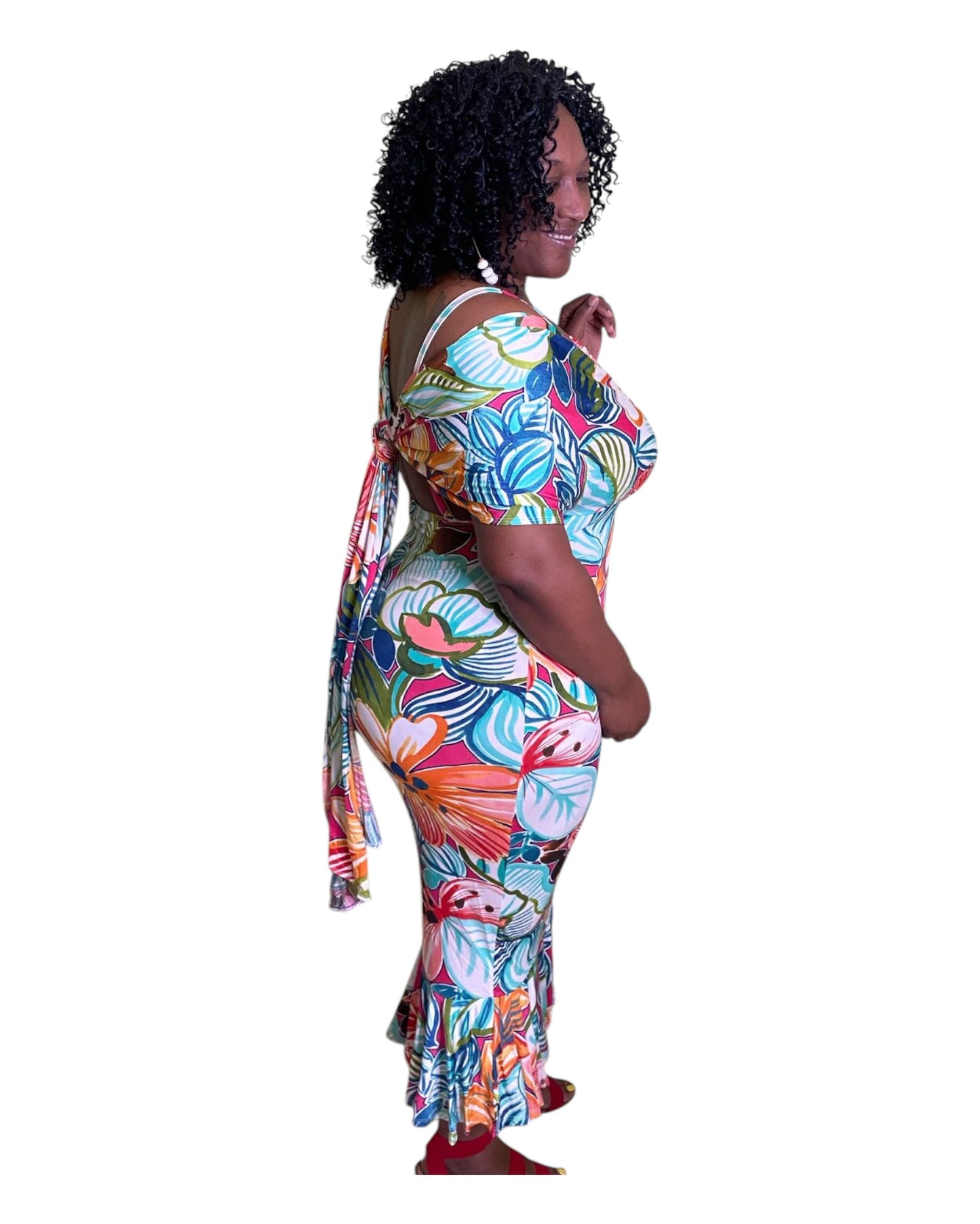 Tropi-Glam Dress - Plus Size