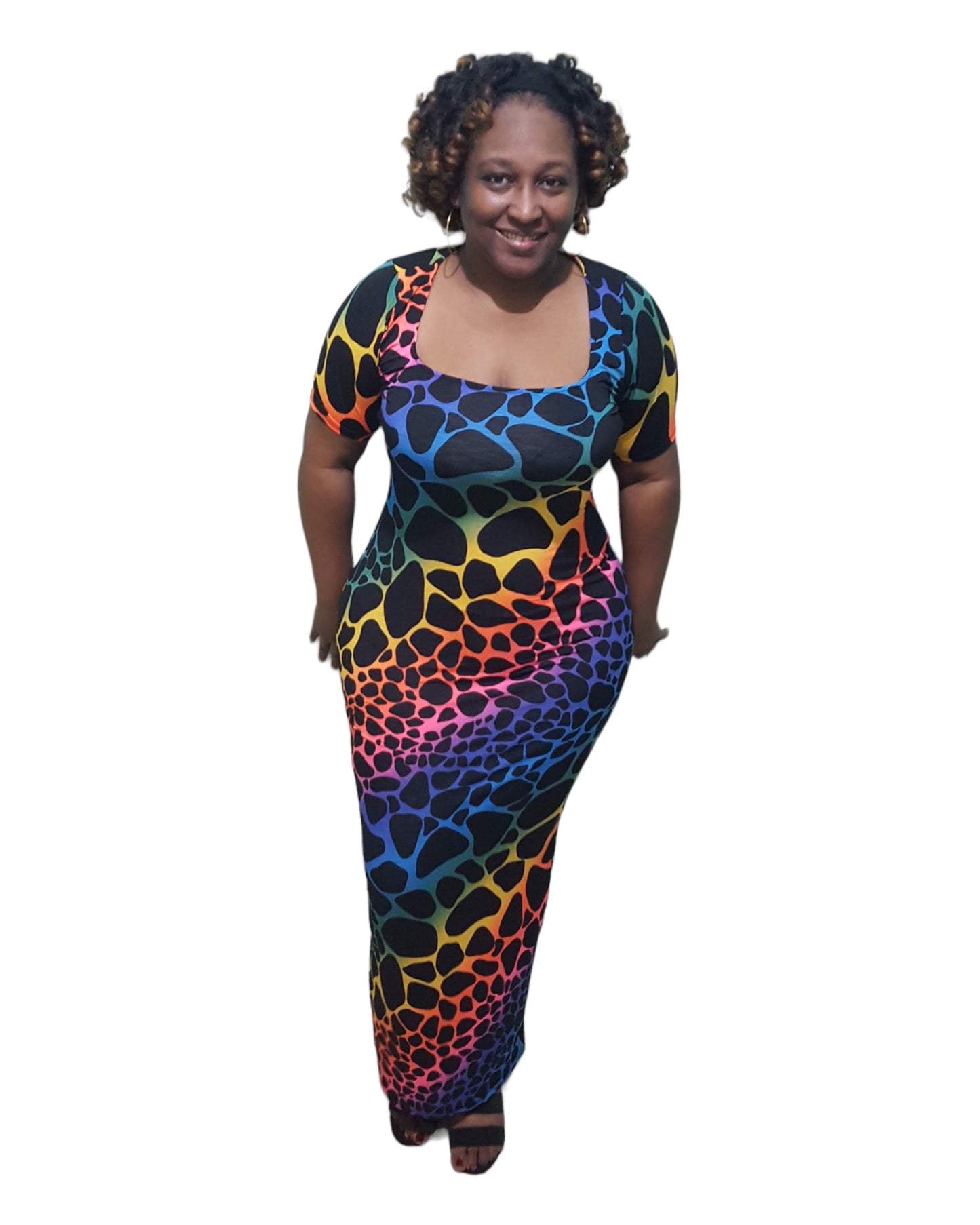 Wild Maxi Dress - Blue Plus Size