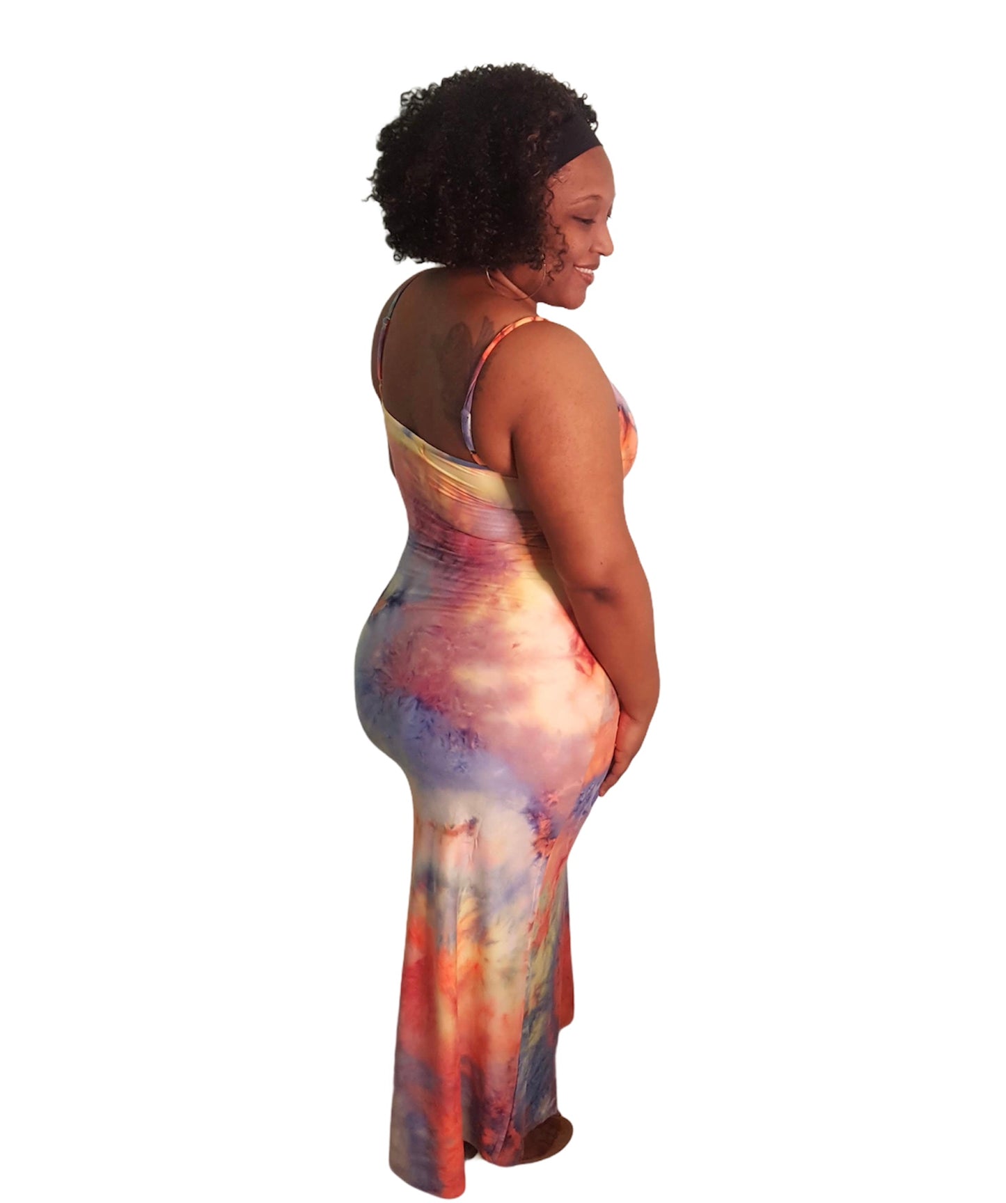Temptress Maxi Dress - Lavender Plus Size