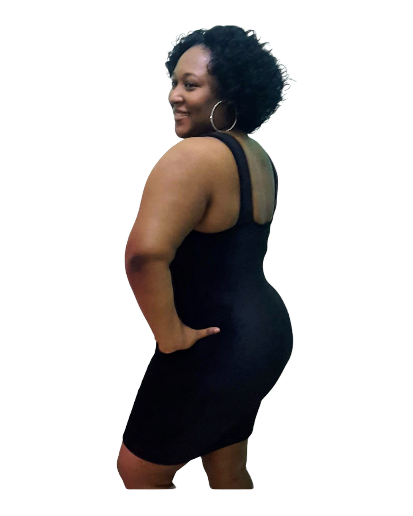 Flambeau Dress - Black Plus Size