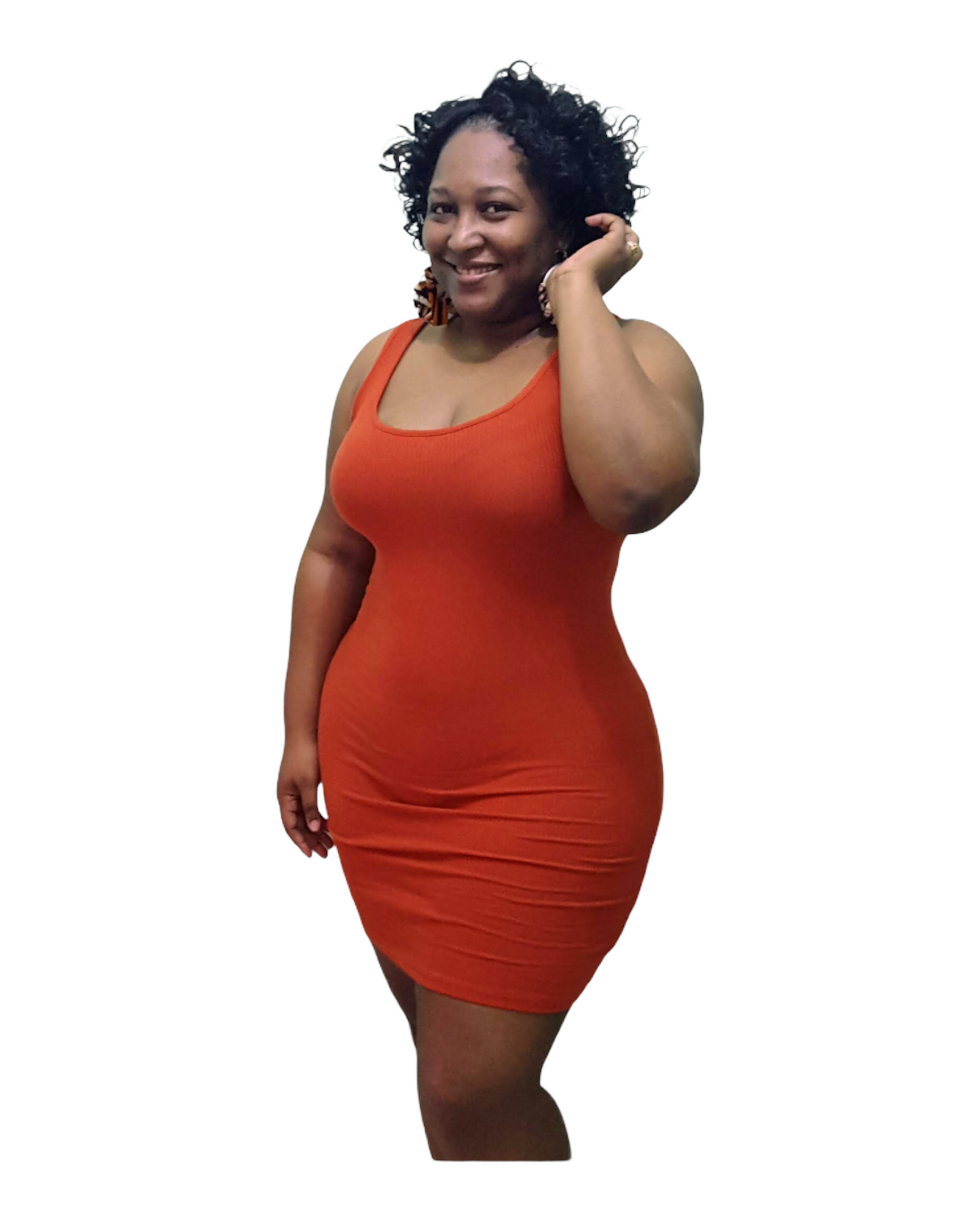 Lust Me Mini Dress - Rust Regular Size