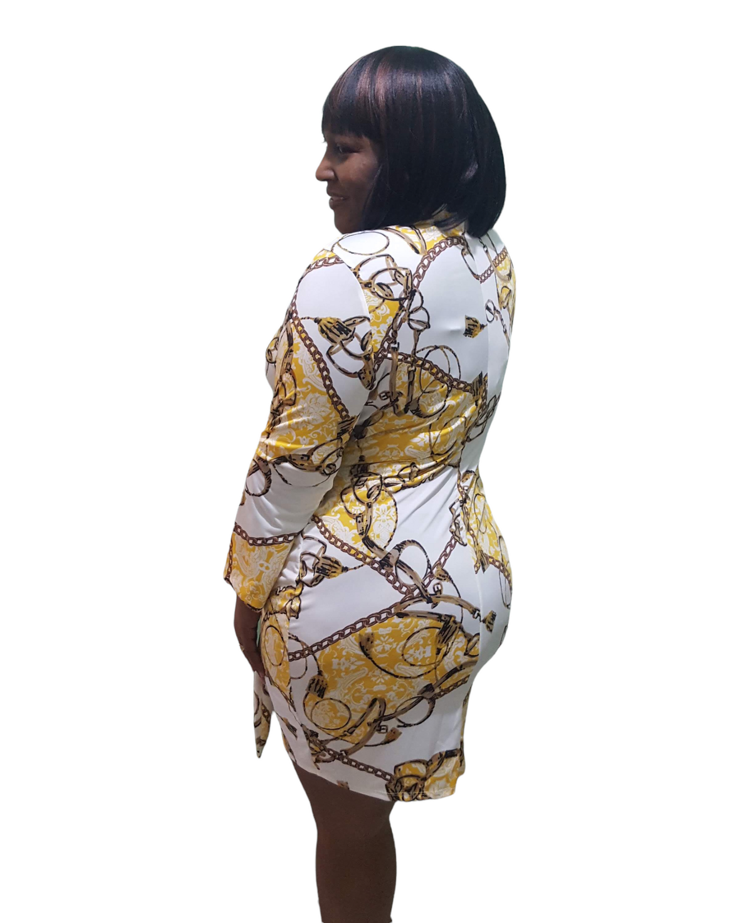 Forever His Wrap Dress - White Plus Size