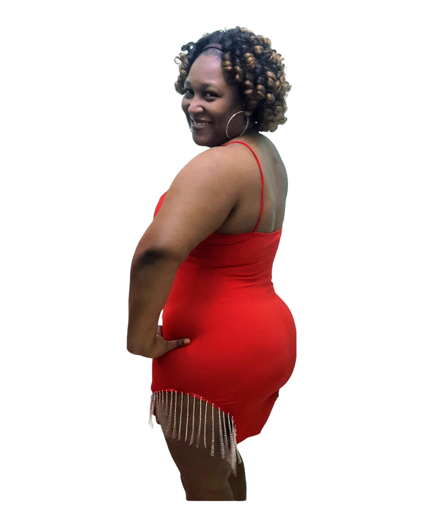 Red With Envy Dress - Plus Size