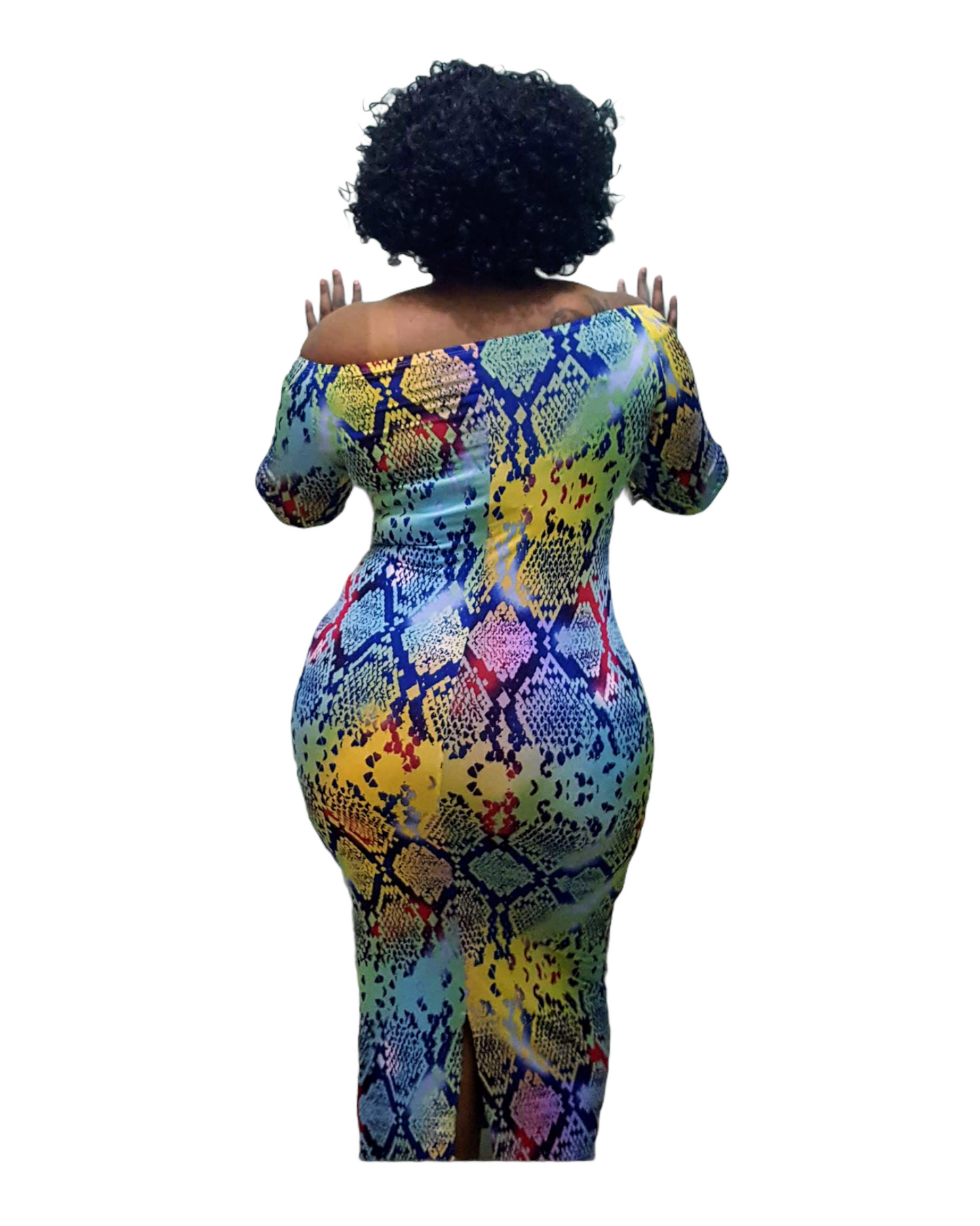 Pepper Snake Dress - Plus Size