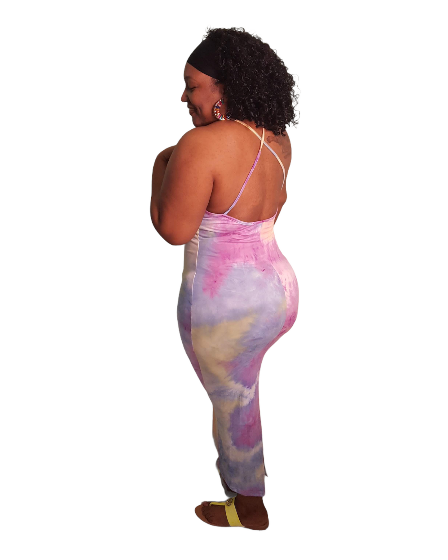 Mel Tie Dye Maxi Dress - Plus Size