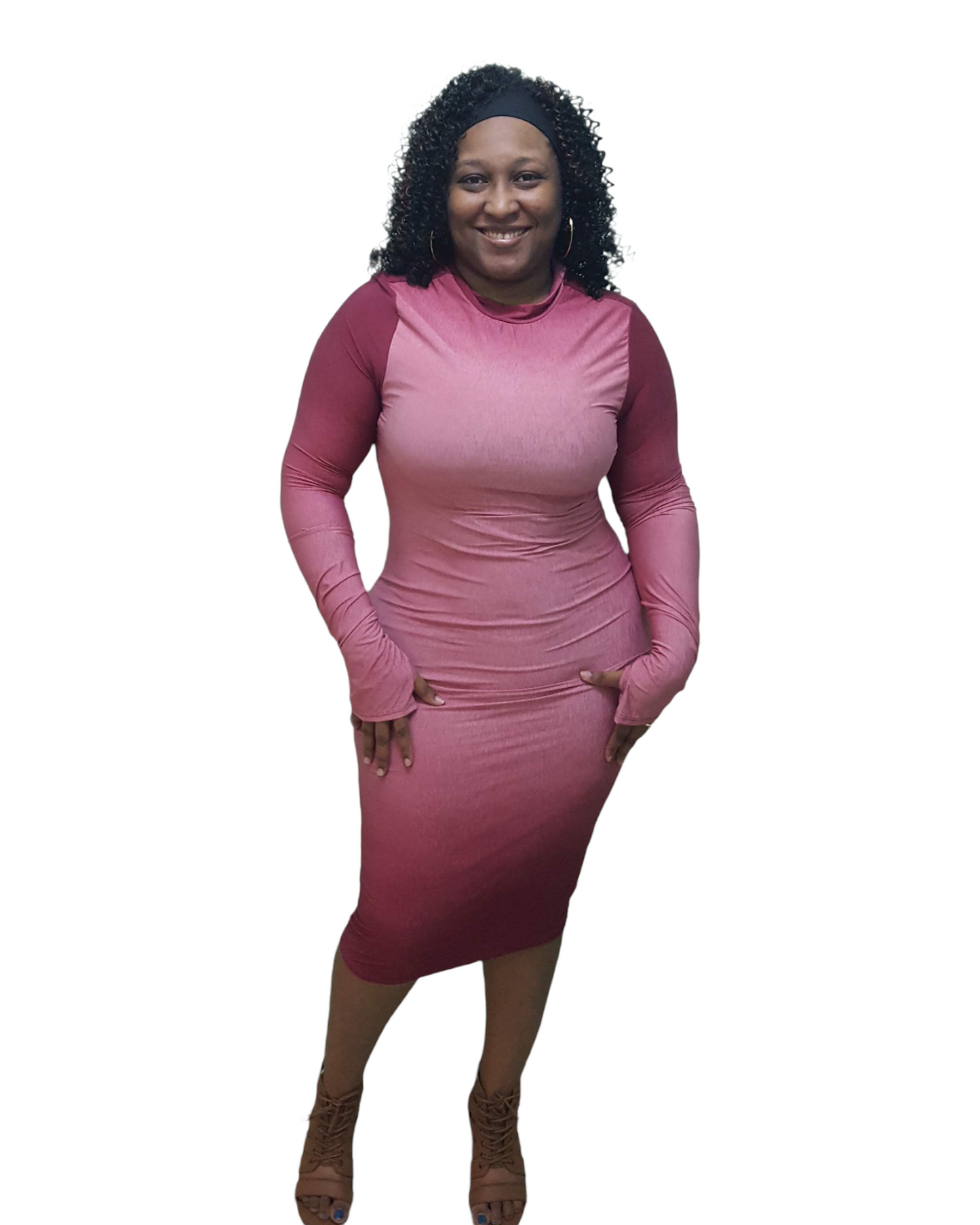 Hug Me Midi Dress - Plus Size