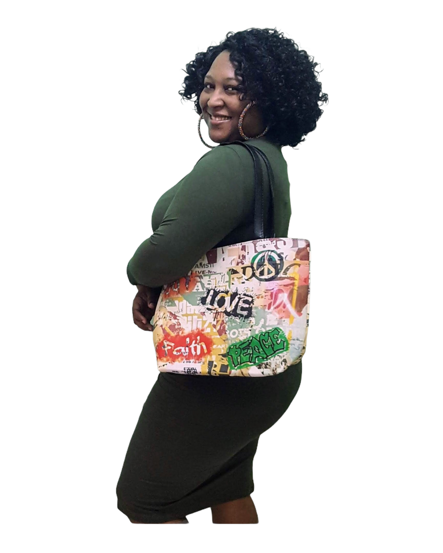 Graffiti Tote Bag - Love