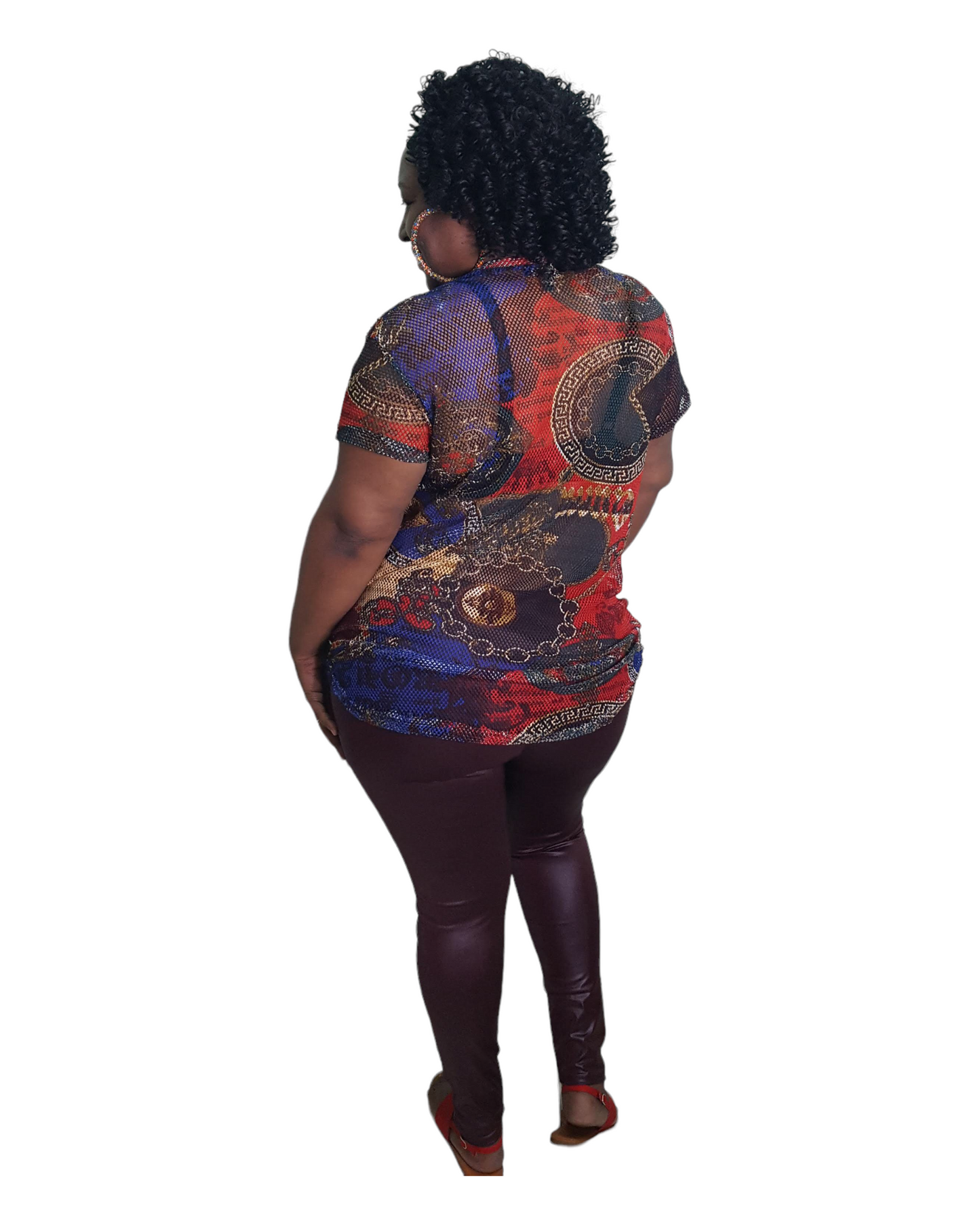 Sophia Top - Versace Inspired Plus Size