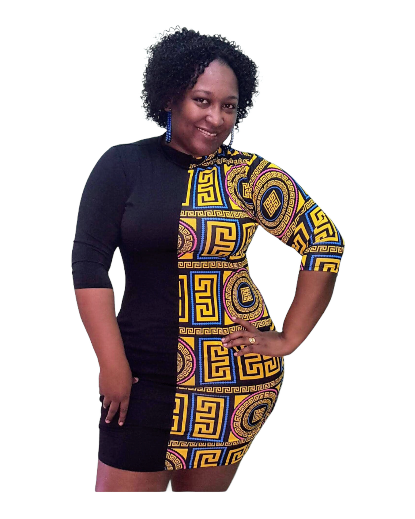 Fifty Fifty Tribal Dress - Plus Size