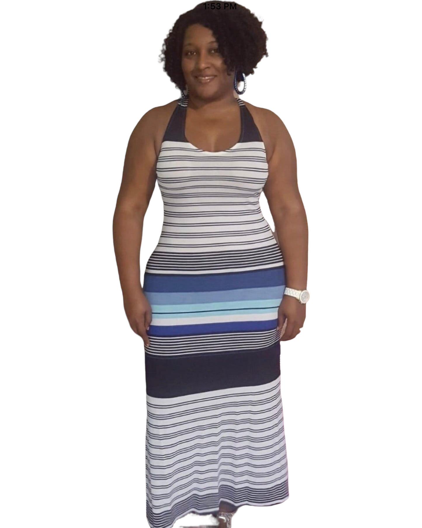 Cross Back Maxi Dress - Regular Size