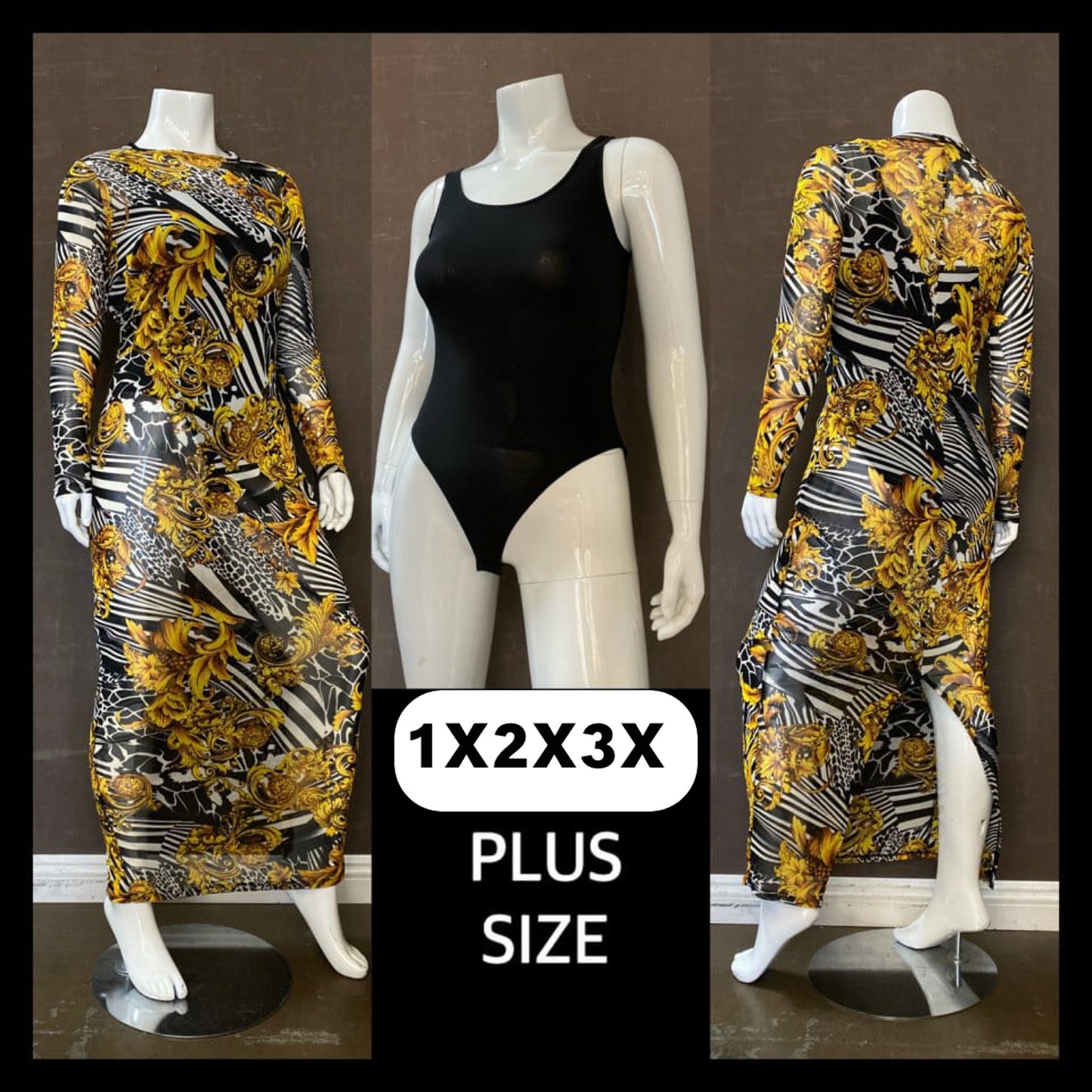 Fire Pon Beach Outfit - Plus Size