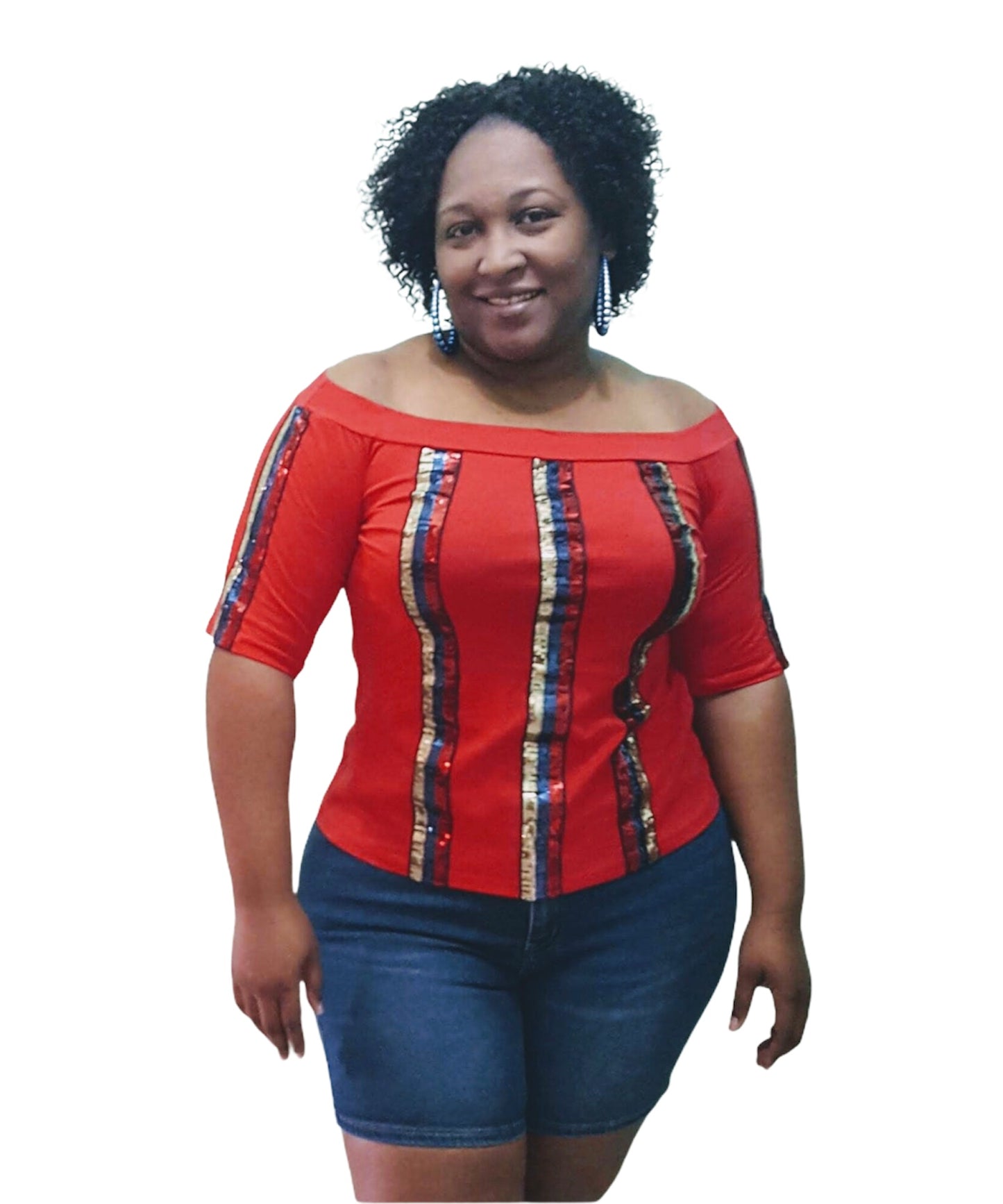 Sequin Top - Plus Size