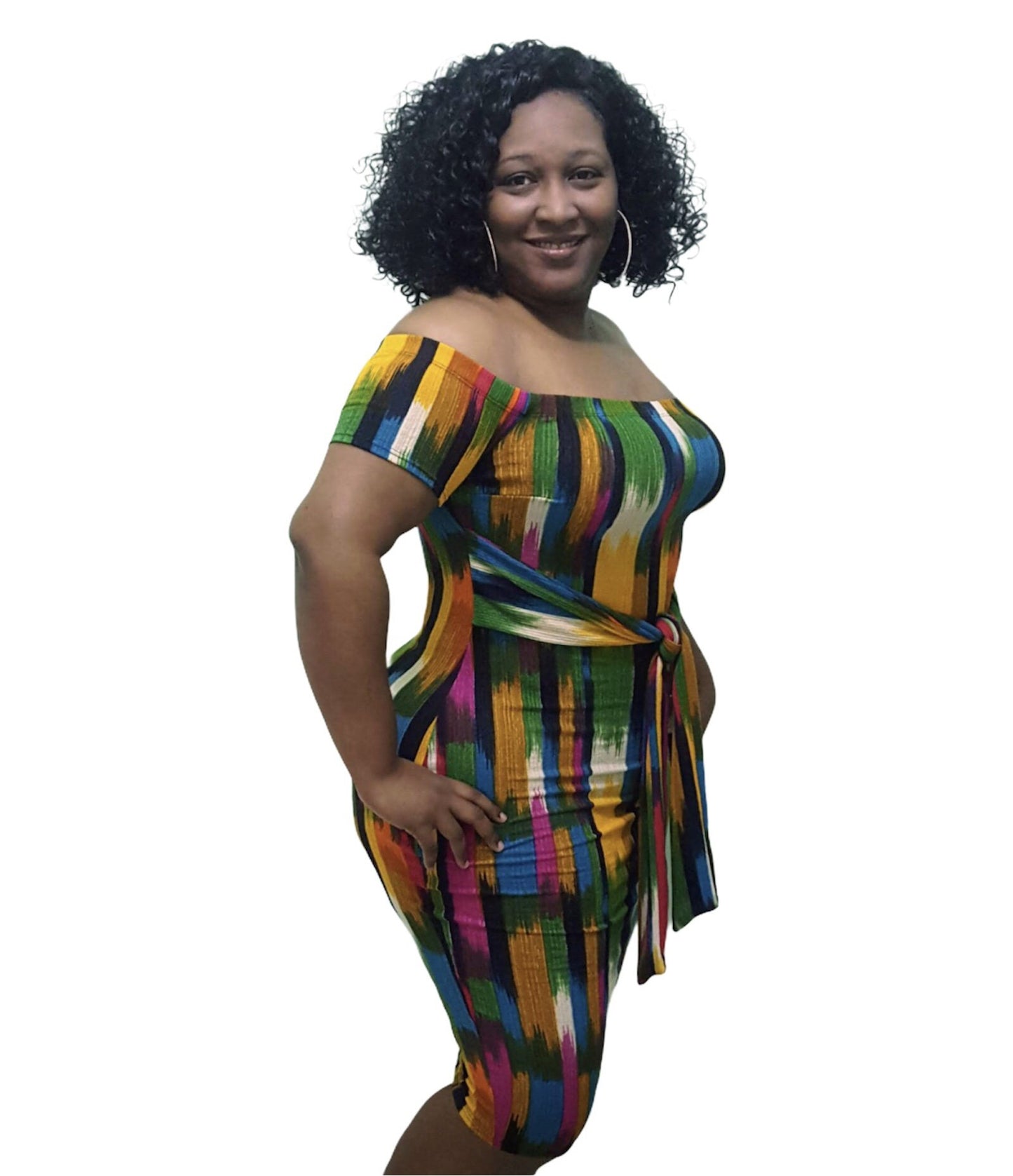 Pressed Bodycon Dress - Regular Size