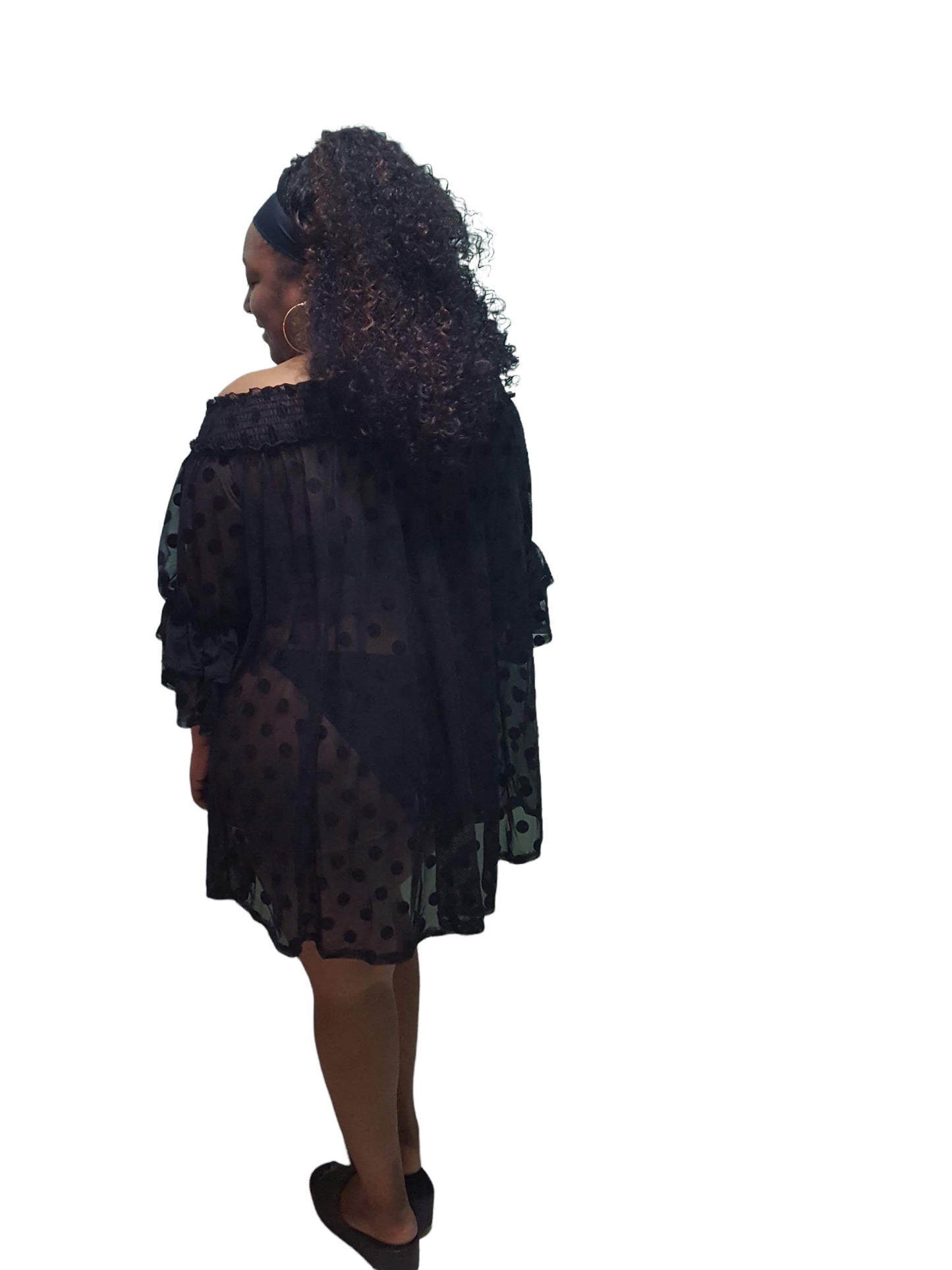 Lina’s Bday Collection Seduction Dress - Black Plus Size