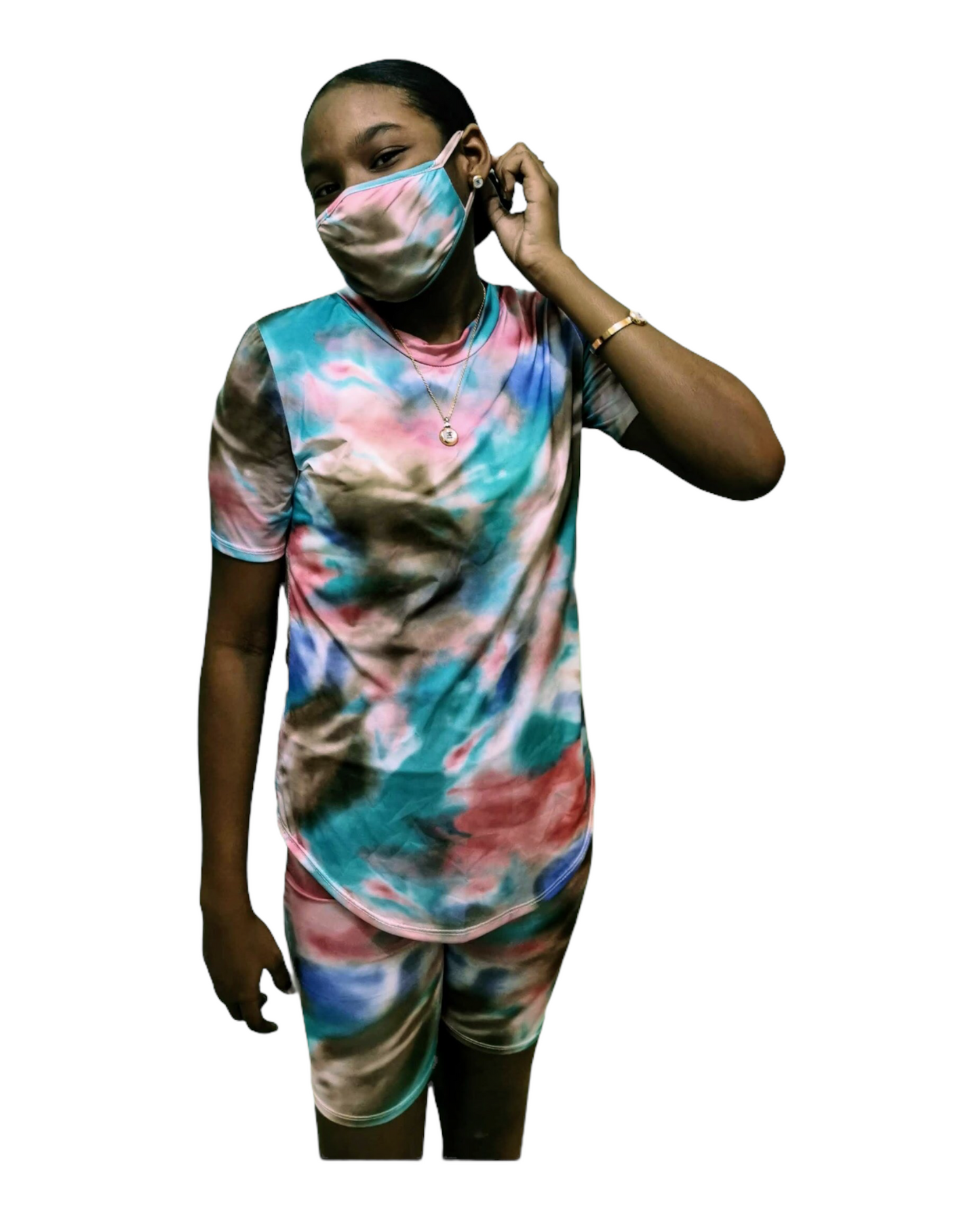 Cutie Biker Outfit With Mask - Regular Size