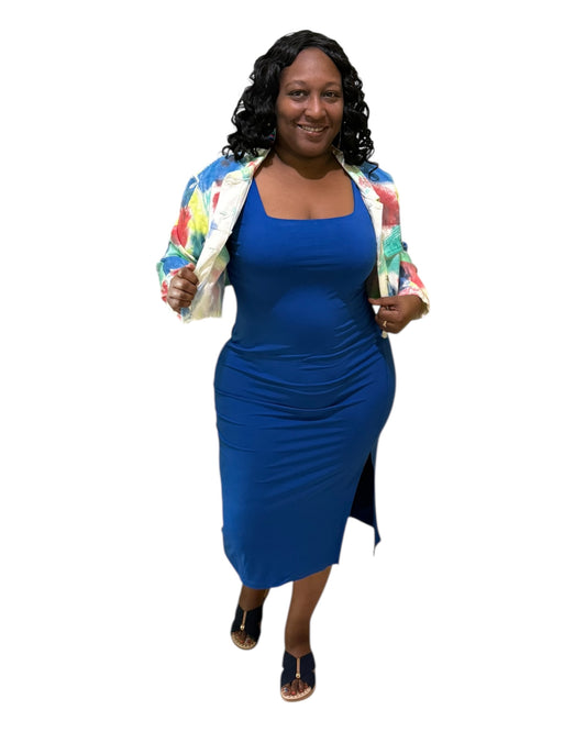 Blue Mirage Dress - Plus Size