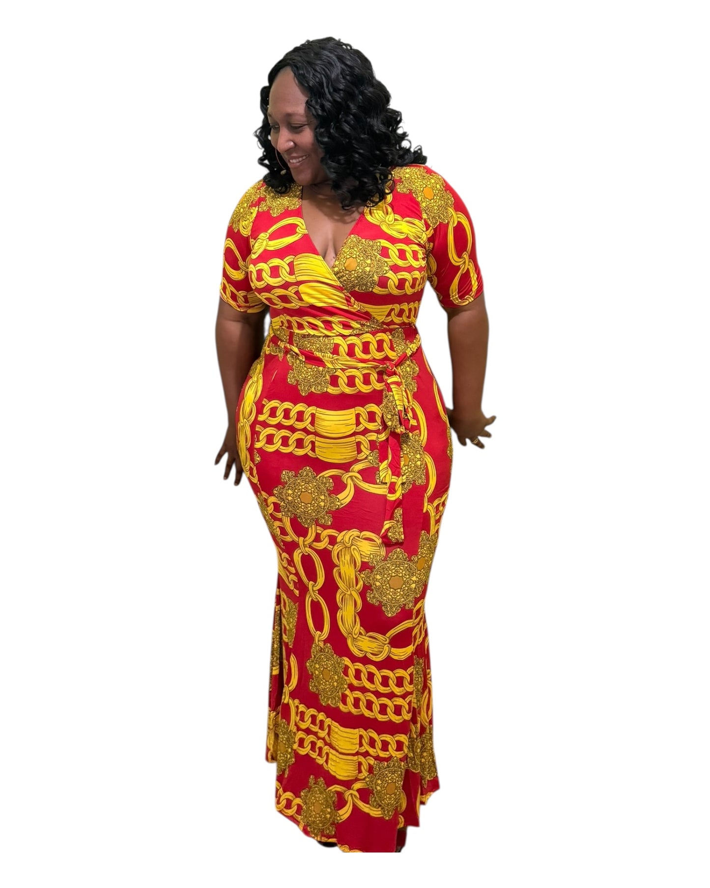 Regal Links Dress - Plus Size