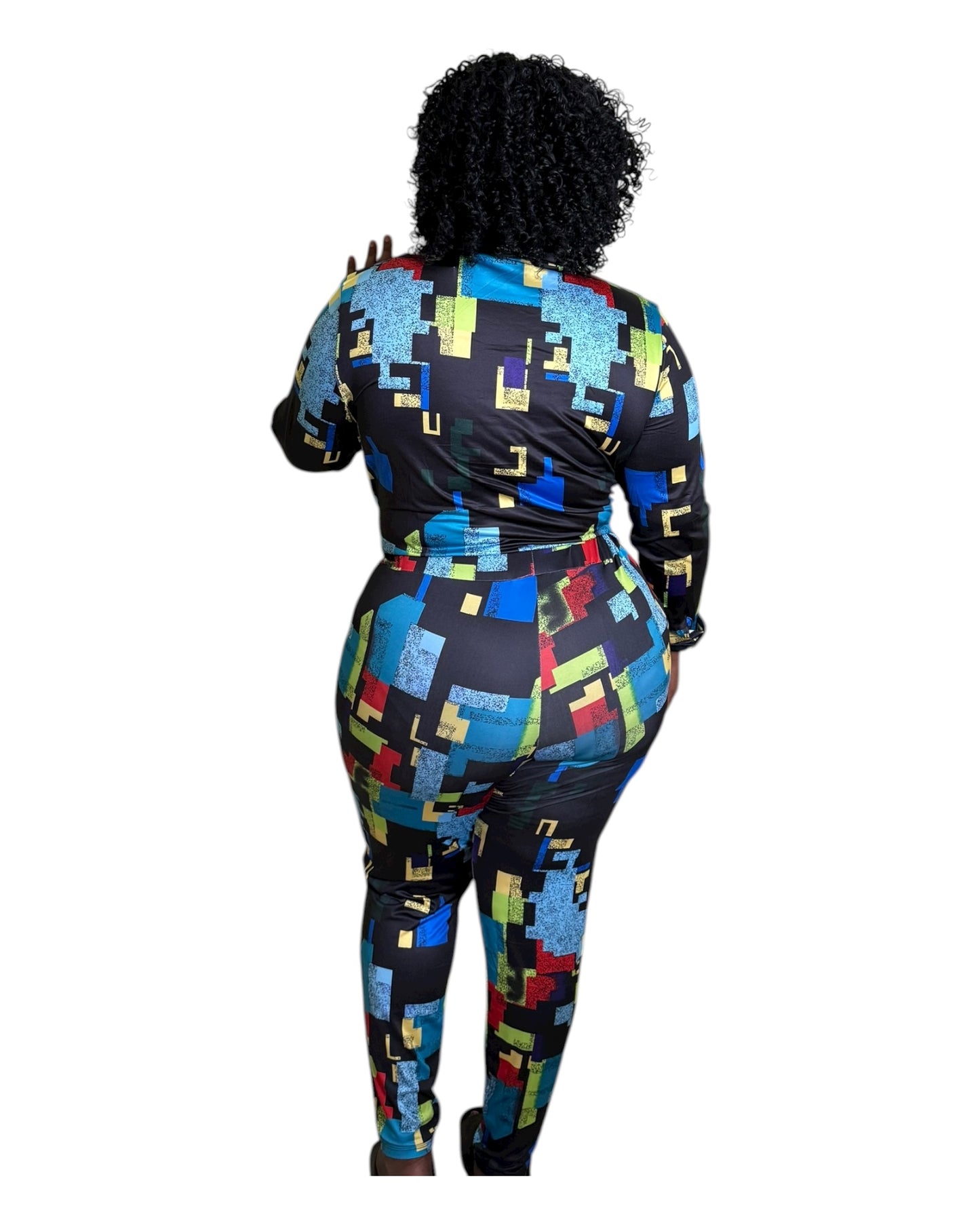 Pixel Pop Leggings Set- Plus Size