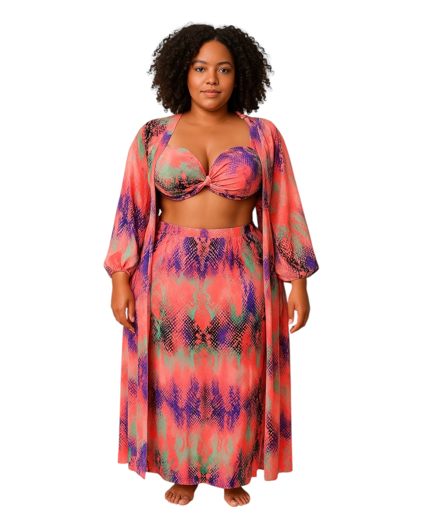Pink Mirage Set - Plus Size