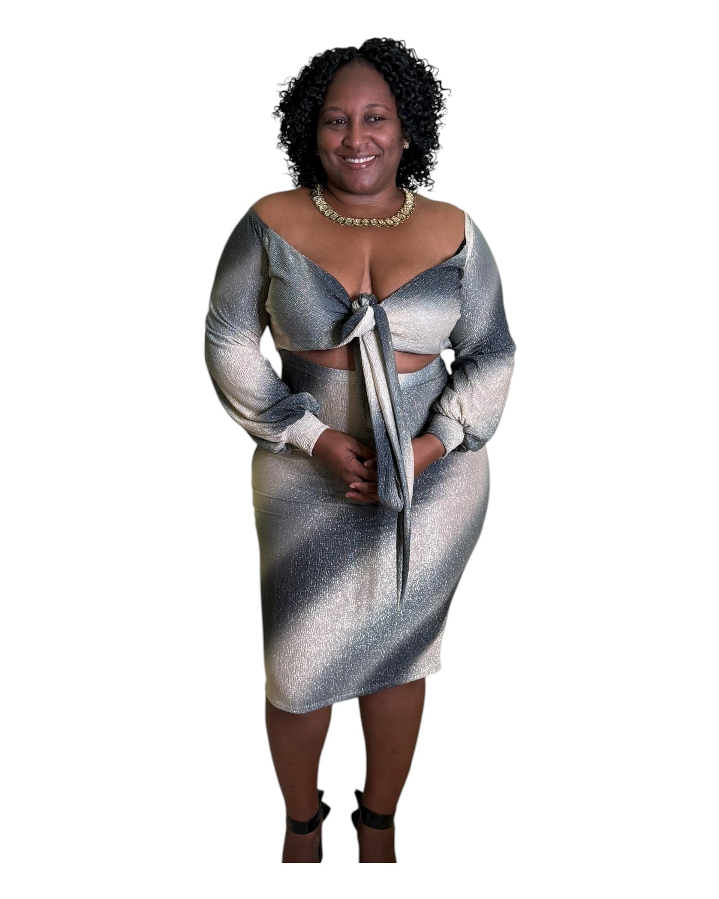 Galaxy Glam Dress - Plus Size