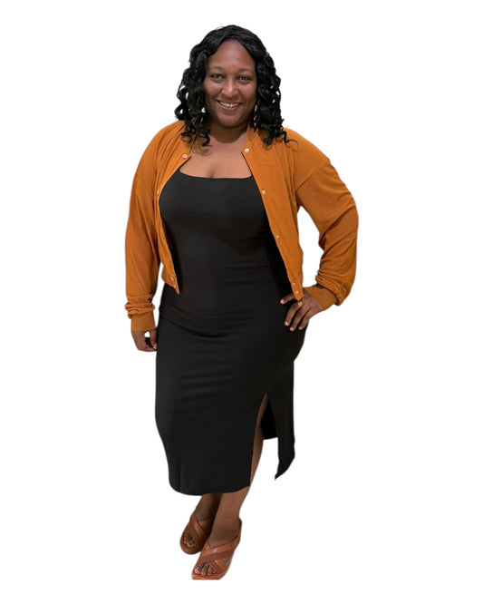 Black Mirage Dress - Plus Size