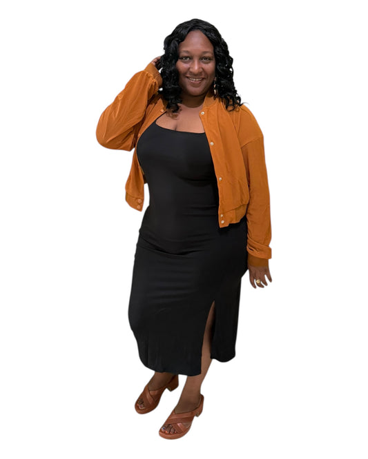 Black Mirage Dress - Plus Size