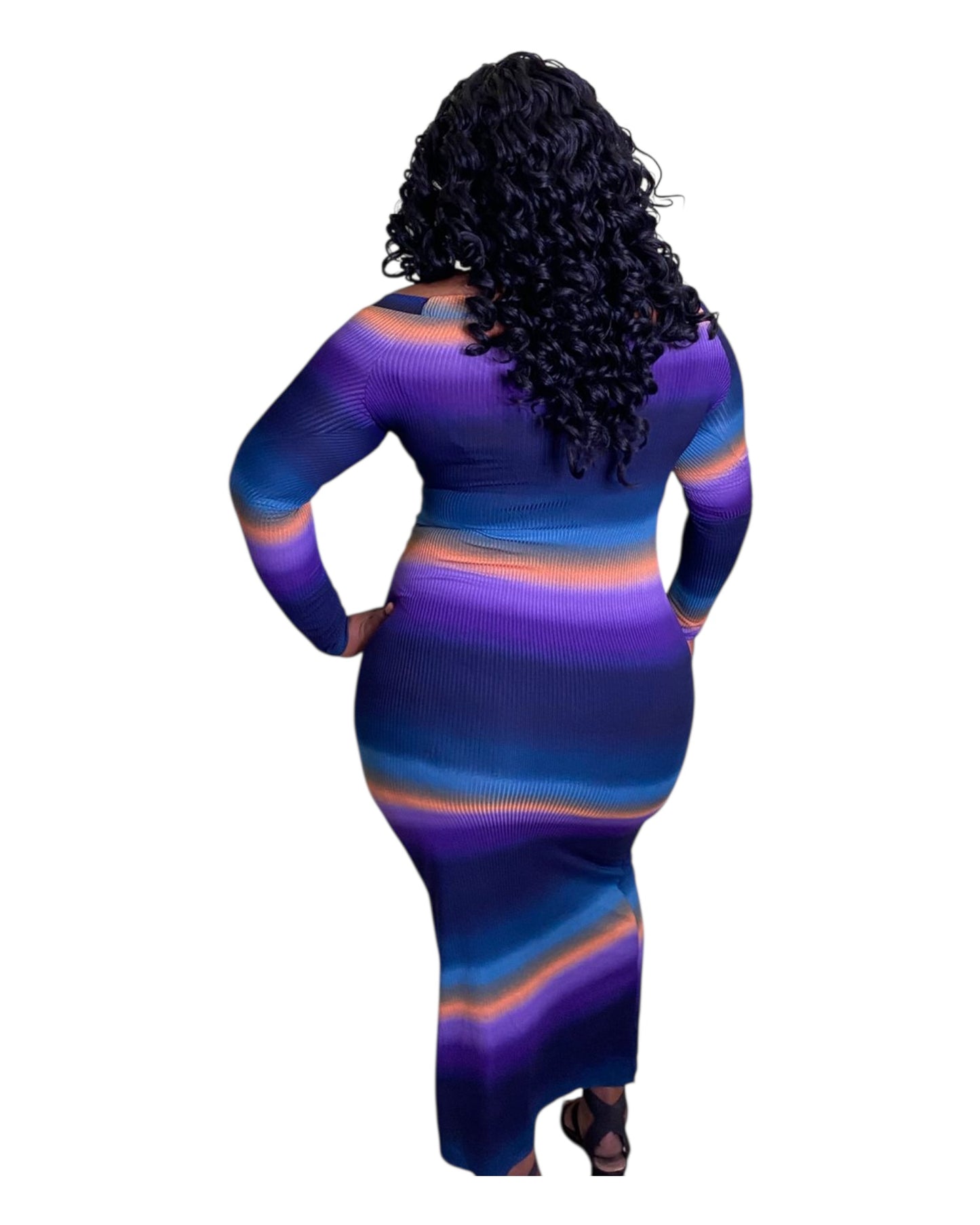 After Glow Maxi Dress - Purple Plus Size
