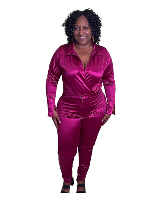 Berry bold Bodysuit and Leggings