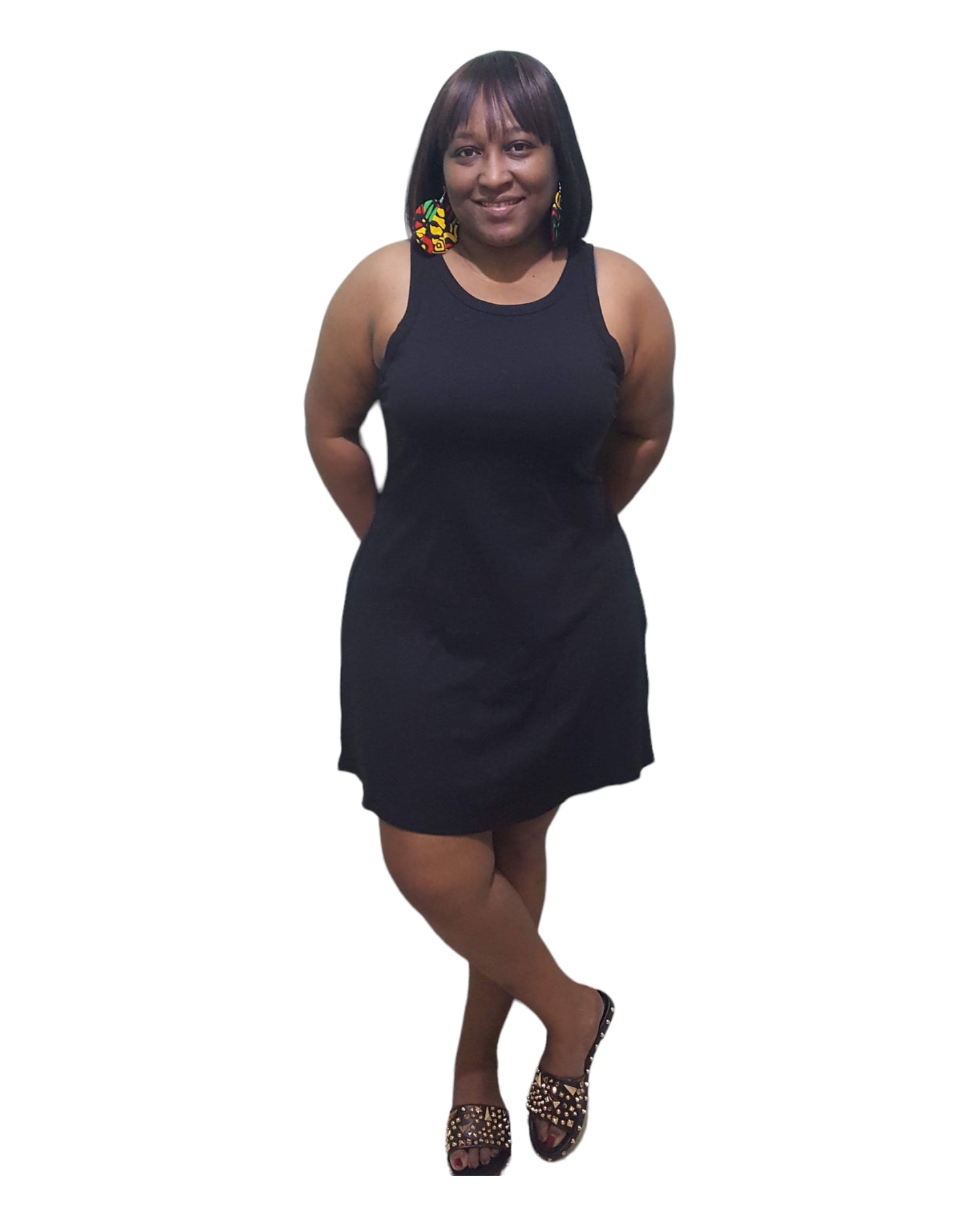 Summertime Dress - Black Plus Size