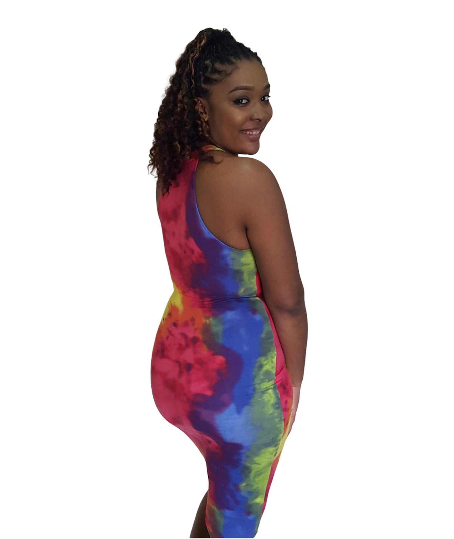 Spicy Tie Dye Dress- Regular Size