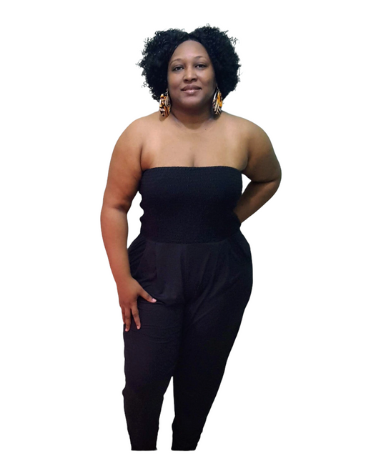 Dominique Jumper - Black Plus Size