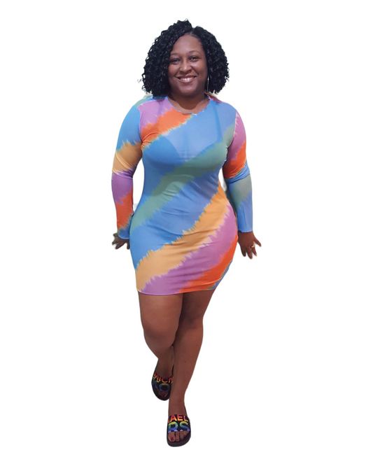 Malibu Cover-Up - Blue Plus Size