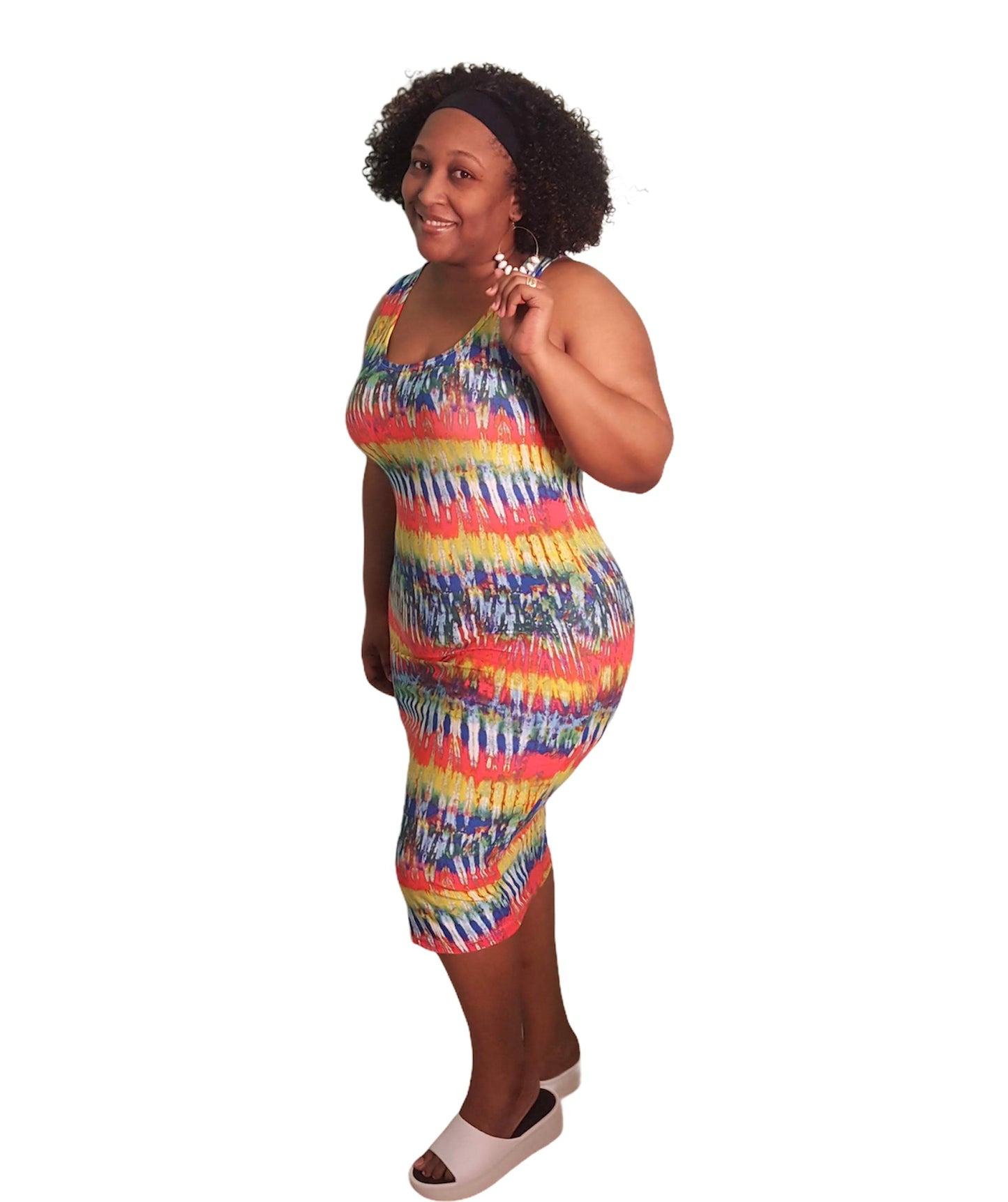 Not Too Fancy Midi Dress - Plus Size