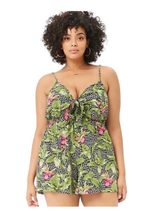 Tropics Romper - Plus Size