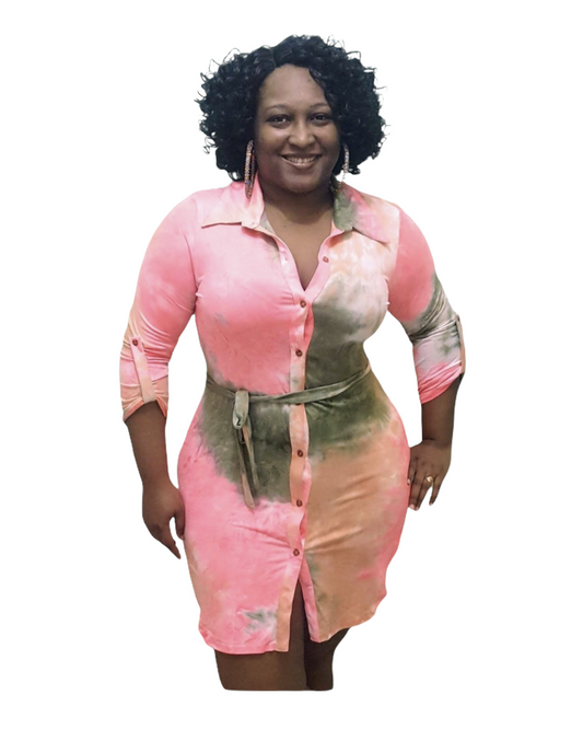 Saucy Shirt Dress - Regular Size