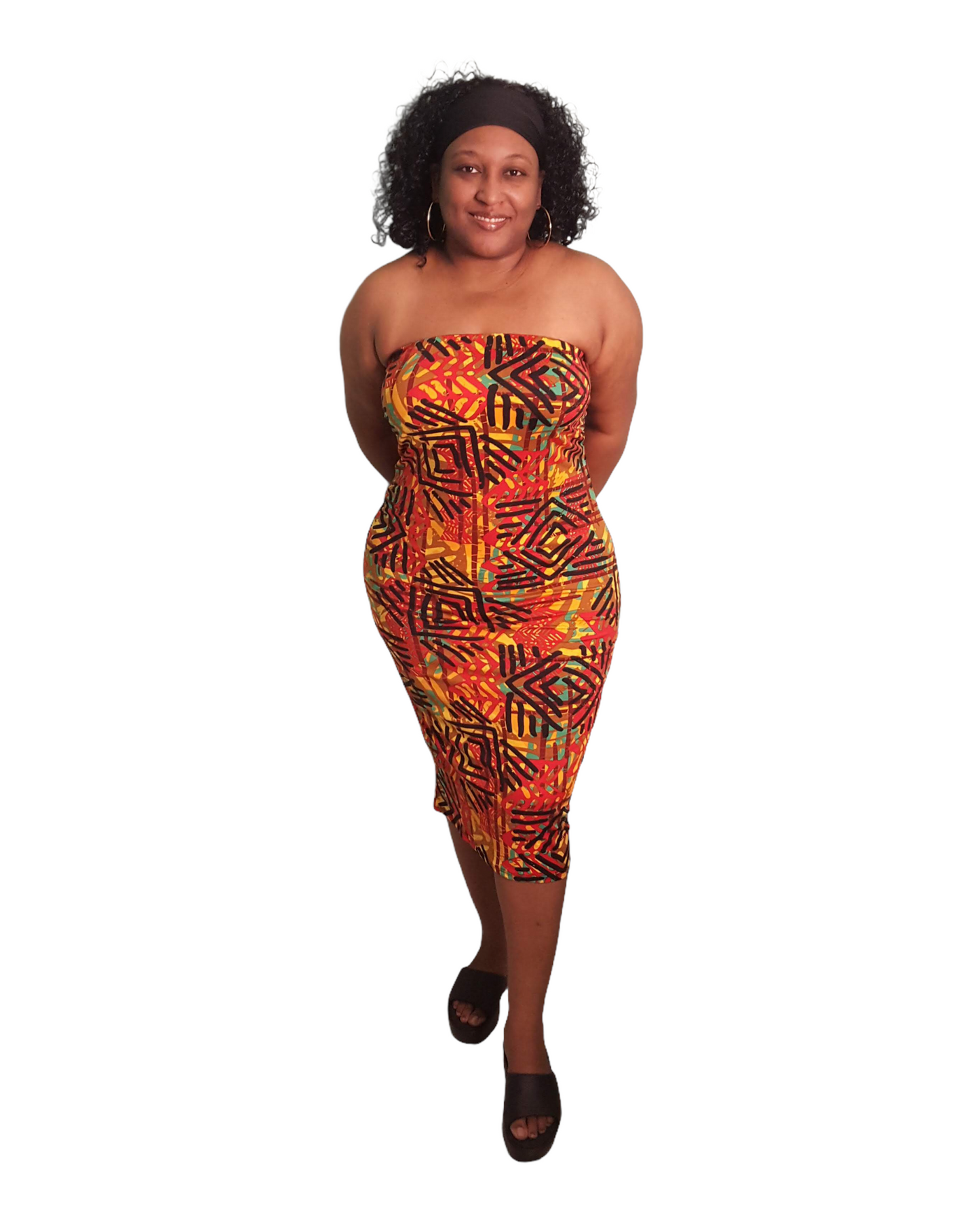 Rustic Tube Dress - Plus Size