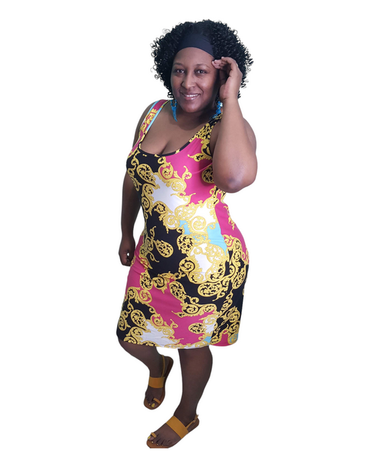 Regina Midi Dress - Plus Size
