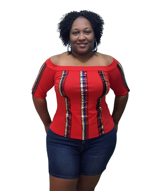 Sequin Top - Plus Size