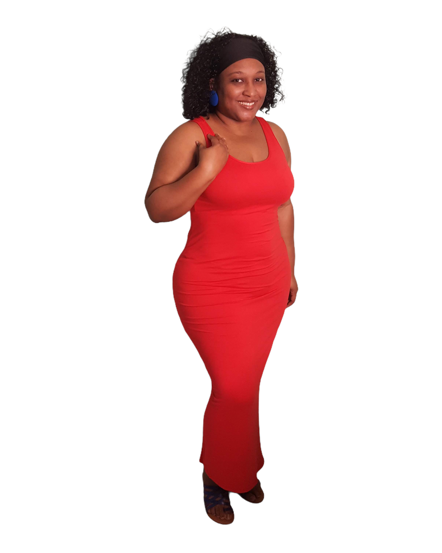 Maxi Mania Dress - Red Plus Size
