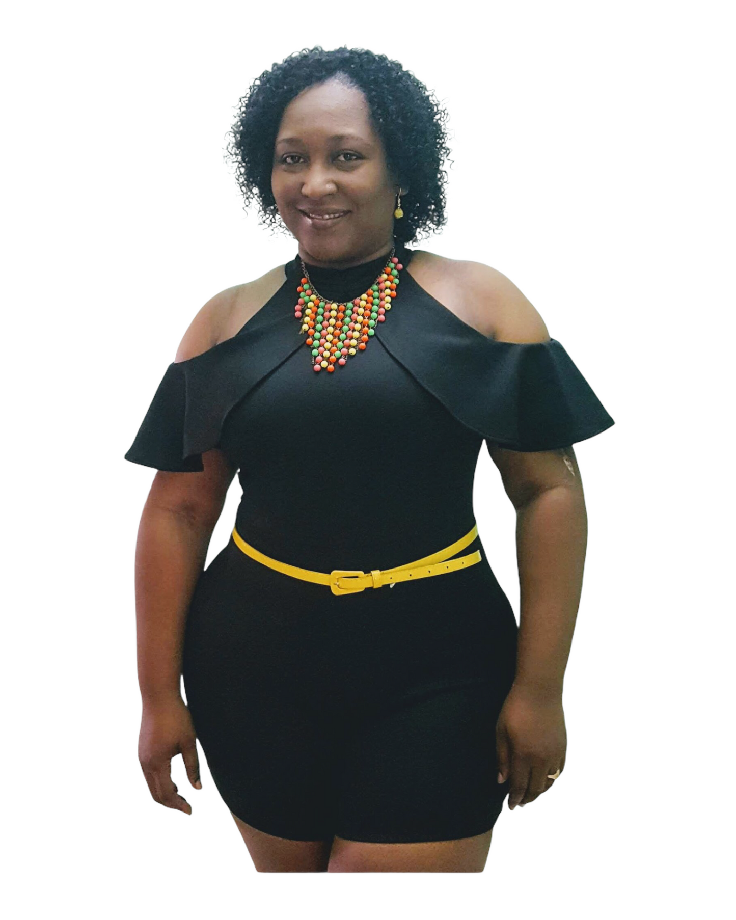 Majestic Romper -Black Plus Size