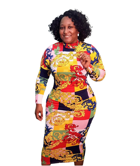 Mingle Midi Dress - Plus Size