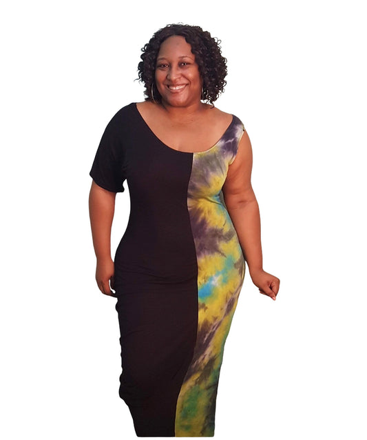 Best Maxi Dress - Tie Dye Plus Size