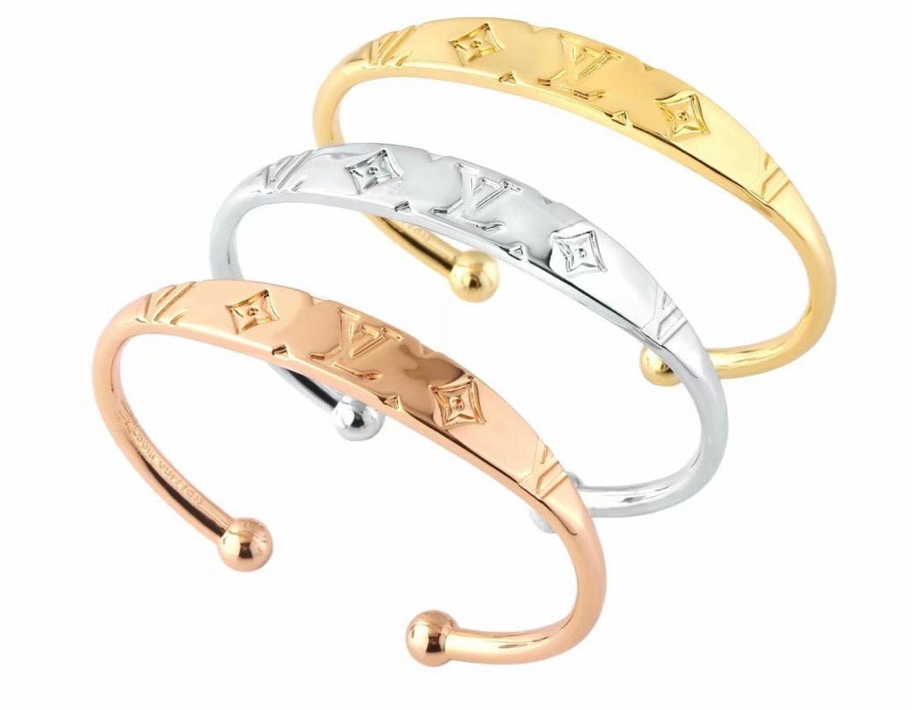 LV Stainless Steel Bangle