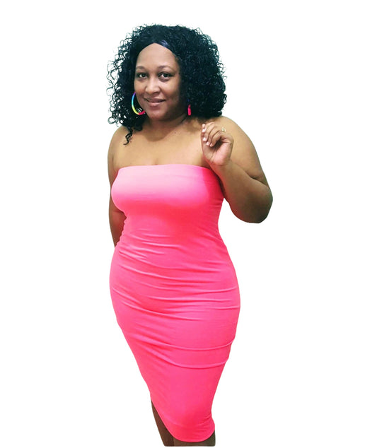 Summer Essential Tube Dress - Plus Size