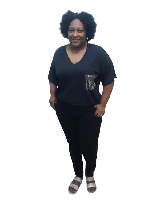 Black Denim Jeans - Plus Size