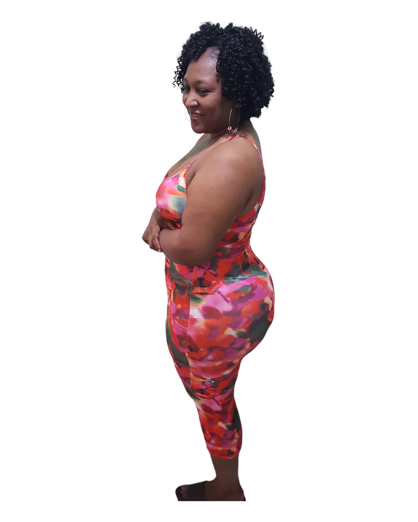 Cheeky Midi Dress - Pink Regular Size