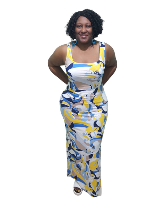 Spring Time Maxi Dress - Plus Size